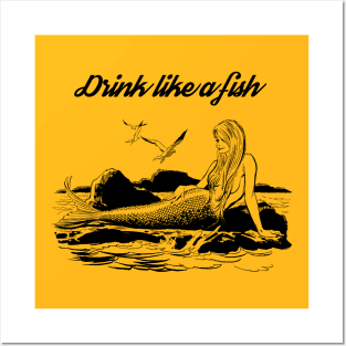 Drink Like A Fish Posters and Art